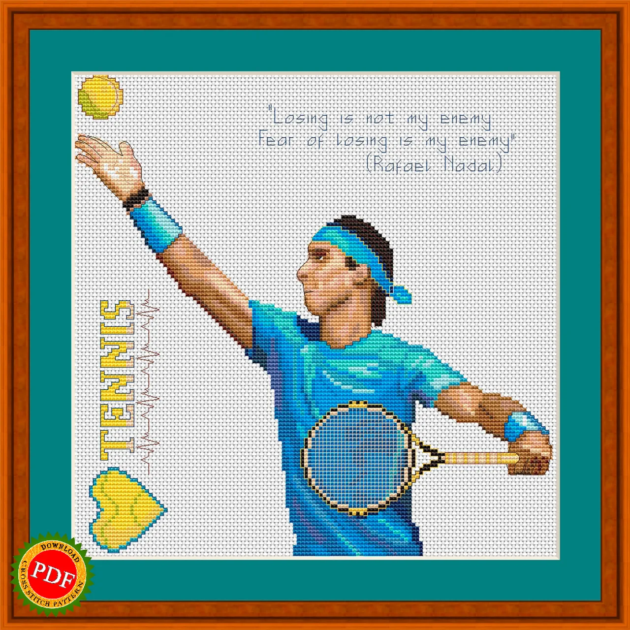 Tennis Cross Stitch Pattern | Tennis Player
The #Tennis #CrossStitchPattern is perfect for any #sports lover or craft enthusiast! This intricately designed #pattern features a skilled #tennisplayer in action, capturing the dynamic and fast-paced nature of the #sport. Add a touch of athleticism to your home decor or create a unique #gift for a tennis fan with this high-quality pattern. Stitch up a winner with the Tennis #CrossStitch Pattern.
🔎 https://ballwool.com/products/58499