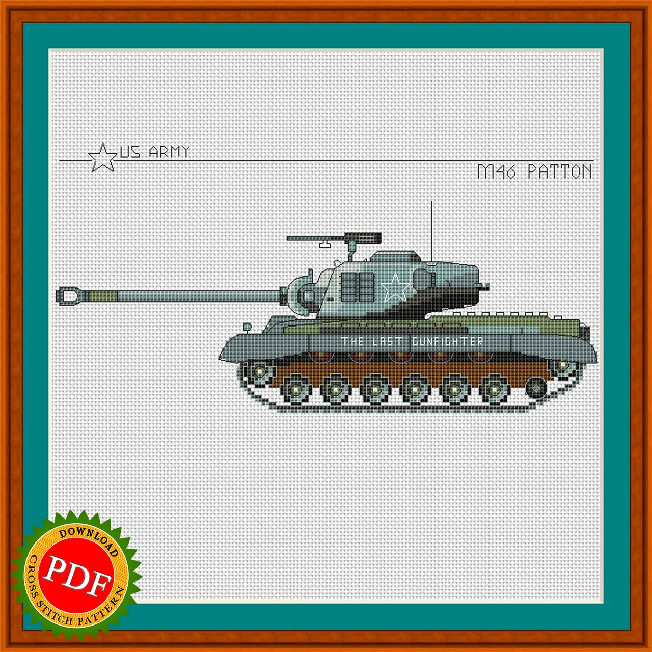 Get ready to stitch a tribute to one of America's most iconic #tanks with my M46 #Patton #CrossStitchPattern. This detailed chart features the renowned #M46Patton, a staple of the #USArmy during the Cold War era. The design captures the sleek lines and rugged look of the #tank, making it a perfect project for any #militaryhistory enthusiast or #crossstitch aficionado. Follow the #pattern and create your own masterpiece to proudly display and showcase your love for American tanks. With its high-quality and intricate details, this pattern will surely be a cherished addition to any cross stitch collection. So gear up and get stitching with our M46 Patton Cross Stitch Pattern!
🔎 https://ballwool.com/products/58605