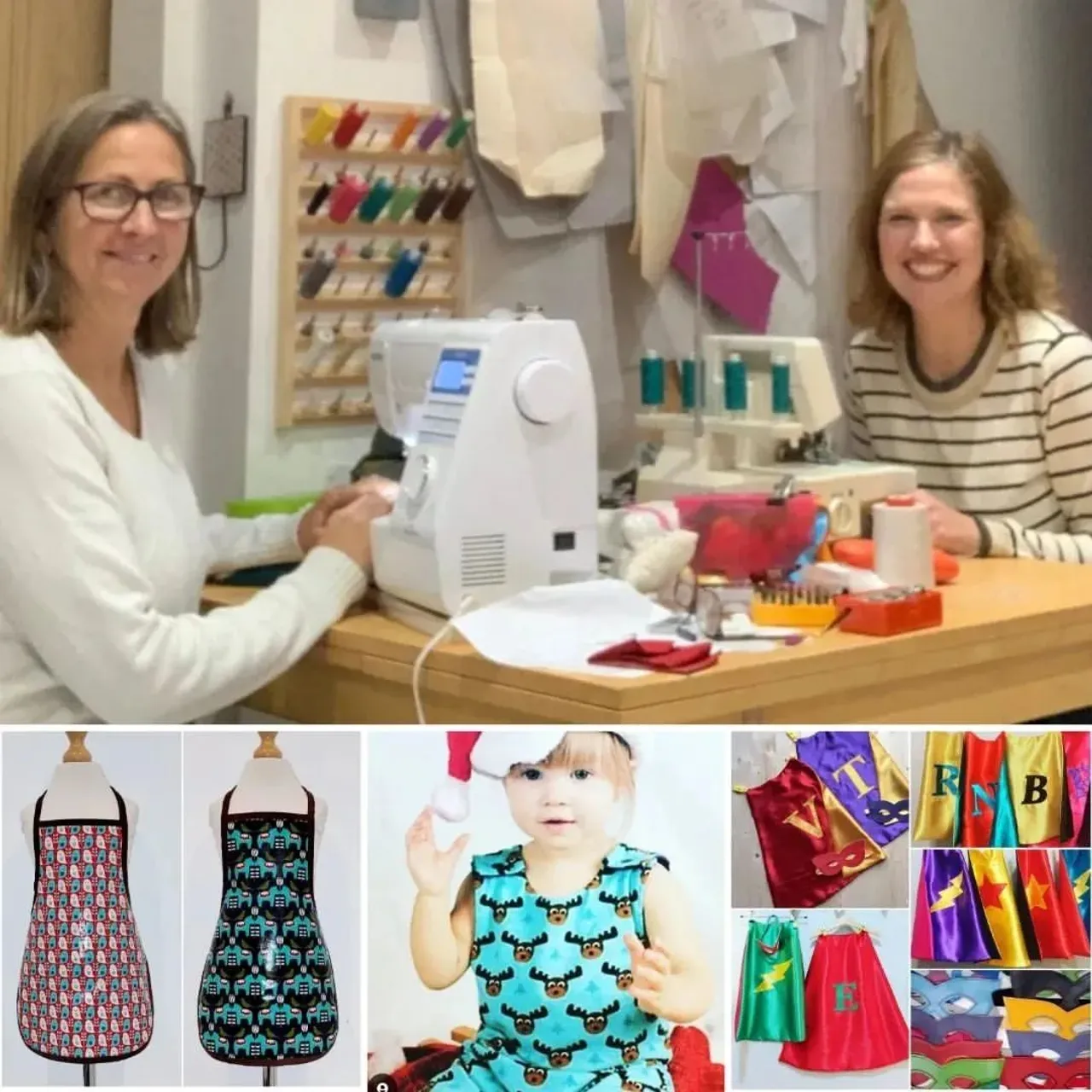 We don't often make an appearance but here's a rare pic of us in action getting ready for Xmas markets and a little bit of info about us.

We are Lisa and Jo from Crafty Pear. We met when pregnant and soon discovered we had much more in common than big bumps, nappies and sleepless nights. 

Our love of sewing and creating gradually evolved into our small business as our kids grew older.

We've done many things together over the years including volunteering together during the pandemic a I (Lisa) even had the privilege of giving Jo two of her Covid vaccines!

 #TheCornerat96 #SupportSmallBusiness #KeepItLocal #MycenaeHouse #OurCommunity #ItsComing #DeckTheHalls 
@the_corner_at_96 #shoplocal #just academic #kidsclothes #handmadewithlove #madeingreenwich