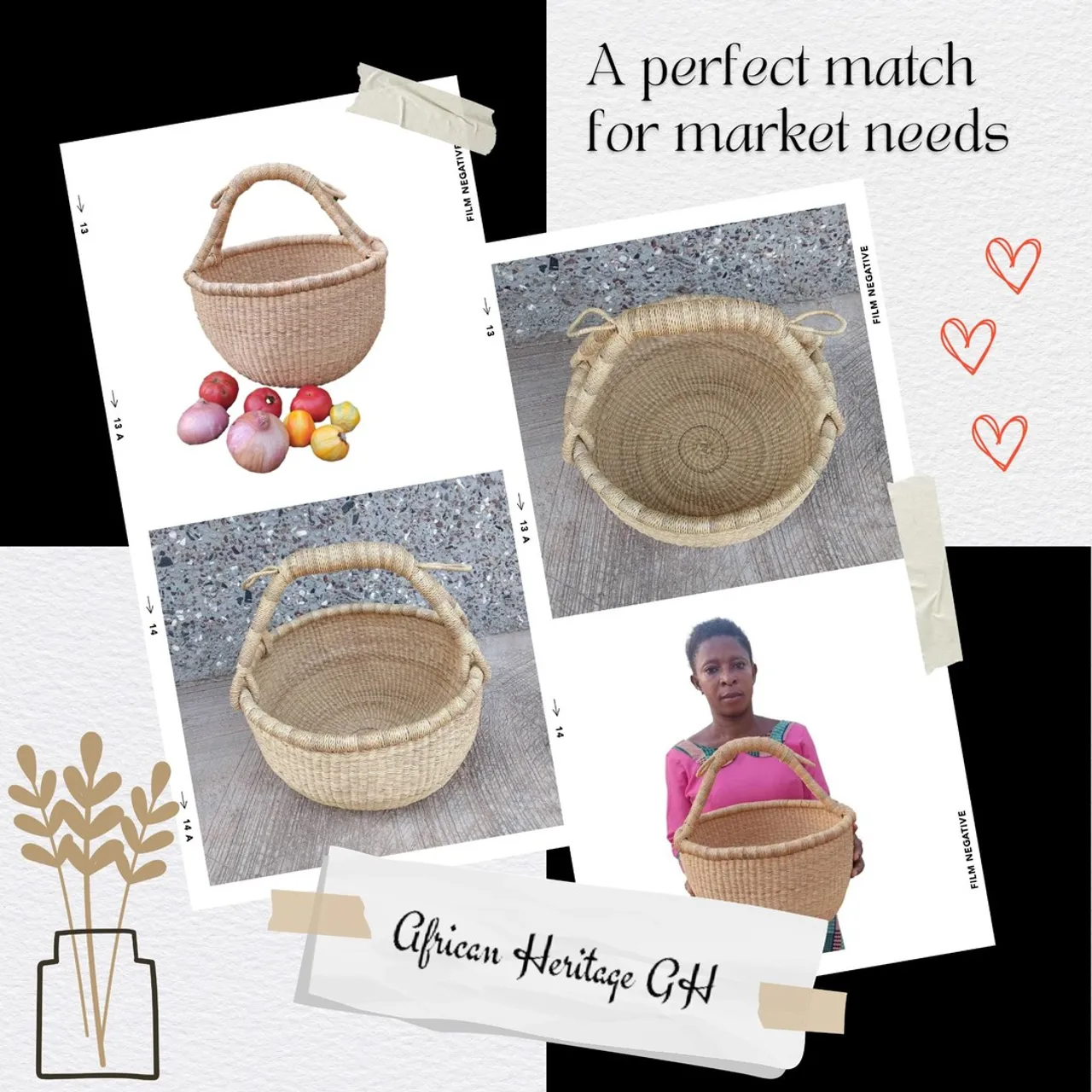 This storage basket has a woven handle, which is easy to carry and move, and it is suitable for many scenes. This basket is a durable hand-woven storage basket that can not only be used as home decorations but also provides plenty of storage space. Perfect for market days and picnics. 
----
Shop Now: https://bit.ly/3tT6k0M
.
.
.
.
#basket #woven #handmade #market #basketweave #weave #basketweaving #basketweavers #marketbasket #marketing #marketday #basketlife #basketlifestyle #basketpicnic #basketpicnics #basketstorage