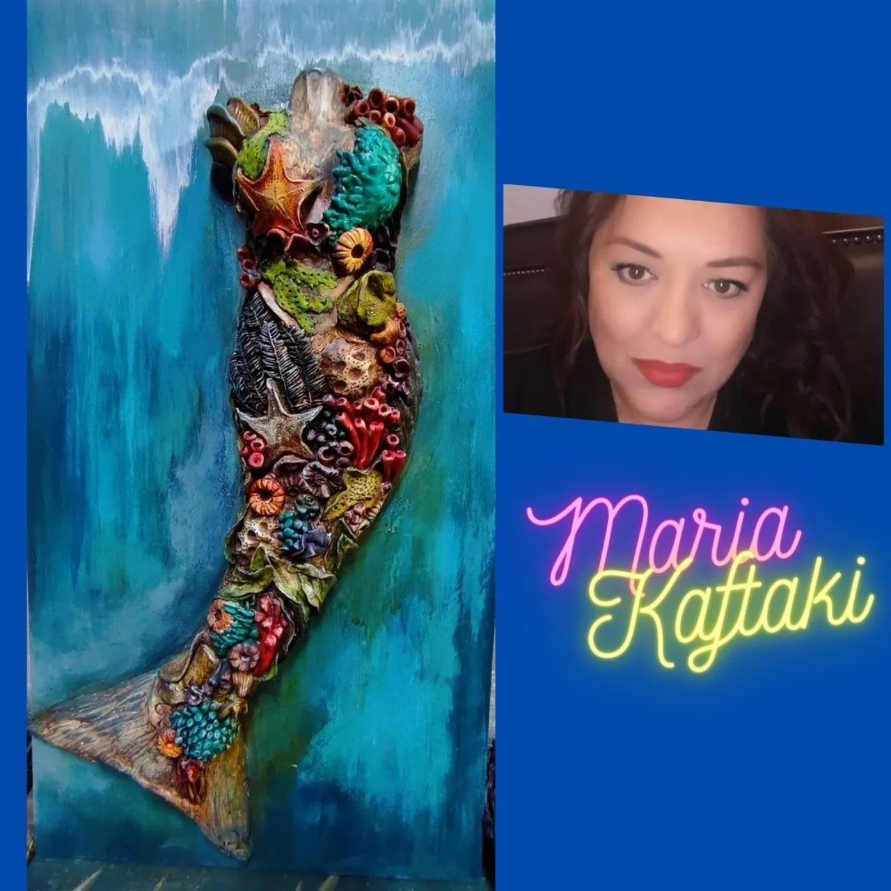 Ας απολαύσουμε ένα υπέροχο και απόλυτο καλοκαιρινό έργο από την αγαπημένη μας Maria Kaftaki @kaftaki σε πάνελ 90x50cm σε μπούστο με δεκάδες ανάγλυφα σημεία και φανταστικά χρώματα. Μια γοργόνα με την υπογραφή της Μαρίας που αγαπήσαμε από την πρώτη ματιά! 
Κάντε και εσείς τα δικά σας καλοκαιρινά έργα με τα νέα καλούπια μας. Θα τα βρείτε όλα εδώ : https://bit.ly/3vwF3Al #summer #paverpol #molds #becreative #summerishere #summerideas