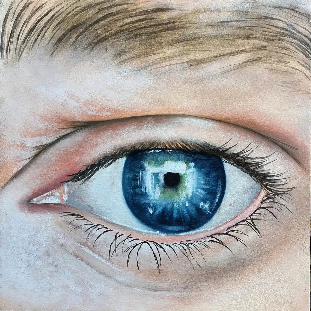 Eye: Jeroen Molenaar
We've opened our eyes
Oil on wood
20x20cm
Story of Jeroen:
Waking up sounds like something active.
At first, you quietly lay asleep perhaps you are dreaming, but now you are awake and can participate in the day again.
Where previously - unconsciously - you saw everything from the darkness of your sleep, now you feel the light on your skin for the first time, and you see everything in a different light.
For me, however, it feels exactly the opposite.
It feels like the more time goes by,
The more I become who I always was.
I don't remember anything else than that I've always felt different.
Like you never quite fit in.
But slowly you learn to adapt
and especially learn how to behave.
Instead of embracing your quirks,
you are denying them.
Slowly getting more and more unhappy.
Not belonging anywhere.
Always wondering and looking.
But as time passes,
The more I get to know who I always was.
With what I already felt as a child
And the questions I asked.
Questions that weren't weird
But to which there were no easy answers.
Rather confrontational,
then conforming
The more time passes,
The more I can be who I always was
Of my own.
And for that
I am grateful
I am still looking for more eyes to paint, so are you interested in participating 👇🏼
https://www.debbievervoort.com/project-info