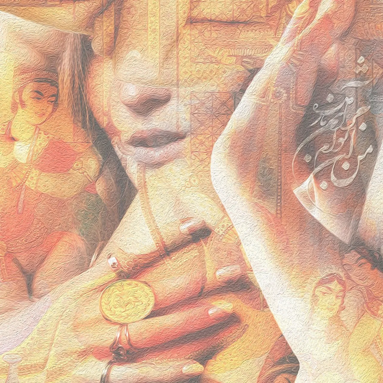 من آن توام مرا به من باز مده
#مولانا

English translation of the poem of #RUMI:
"I belong to you, do not return me to me."

✅Visit our website to view sizes and prices. Link in Bio @oriavi.shop
Calligraphy by: @panahi994

#oriavi #wallart #homedecor #iraniangifts #artwork #modernart #persianart