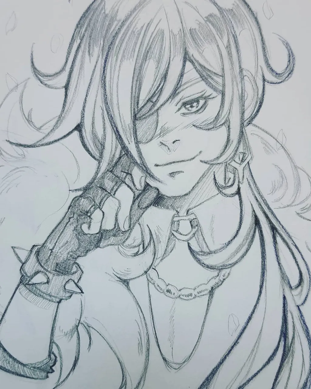 [Commission streaMUC - Kaeya]
One of the sketch-commissions I received this weekend .w.V
.
My first time drawing Genshin Impact xD I'm not so keen on games so I've no idea what's going on, but I really like the character-desings!
.
#animuc #genshinimpact #kaeyagenshinimpact #kaeya #illustration #deutschmangazeichner #germanillustrator #sketch #pencilart