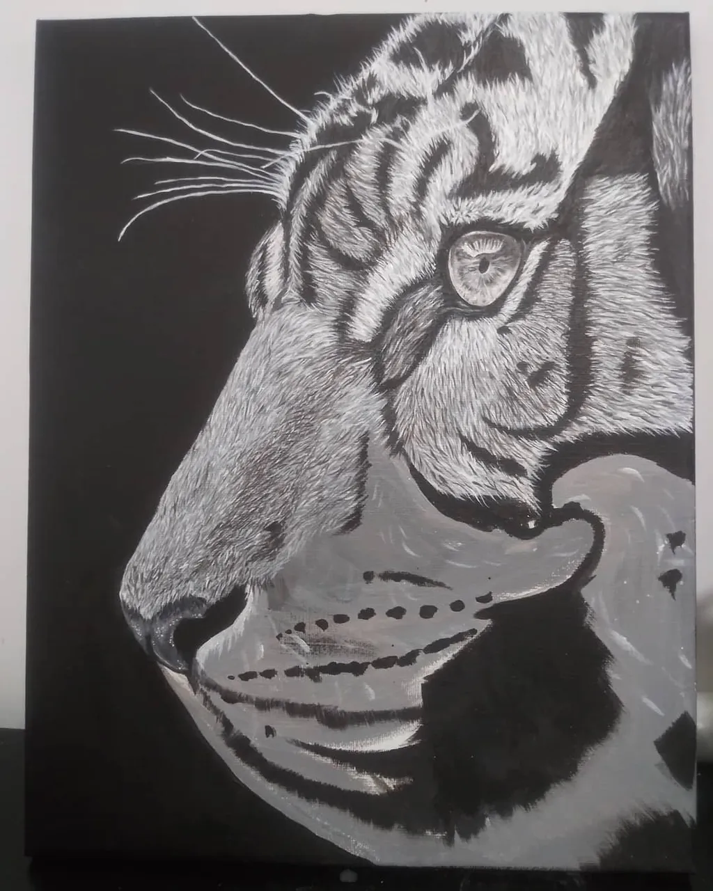 Acrylic painting 14 x 11🖤
.
.
.
#painting #acrylicpainting #acrylic #tiger #wildlife #blackandwhite #blackandwhitepainting #art #artoftheday #artist #artistsoninstagram