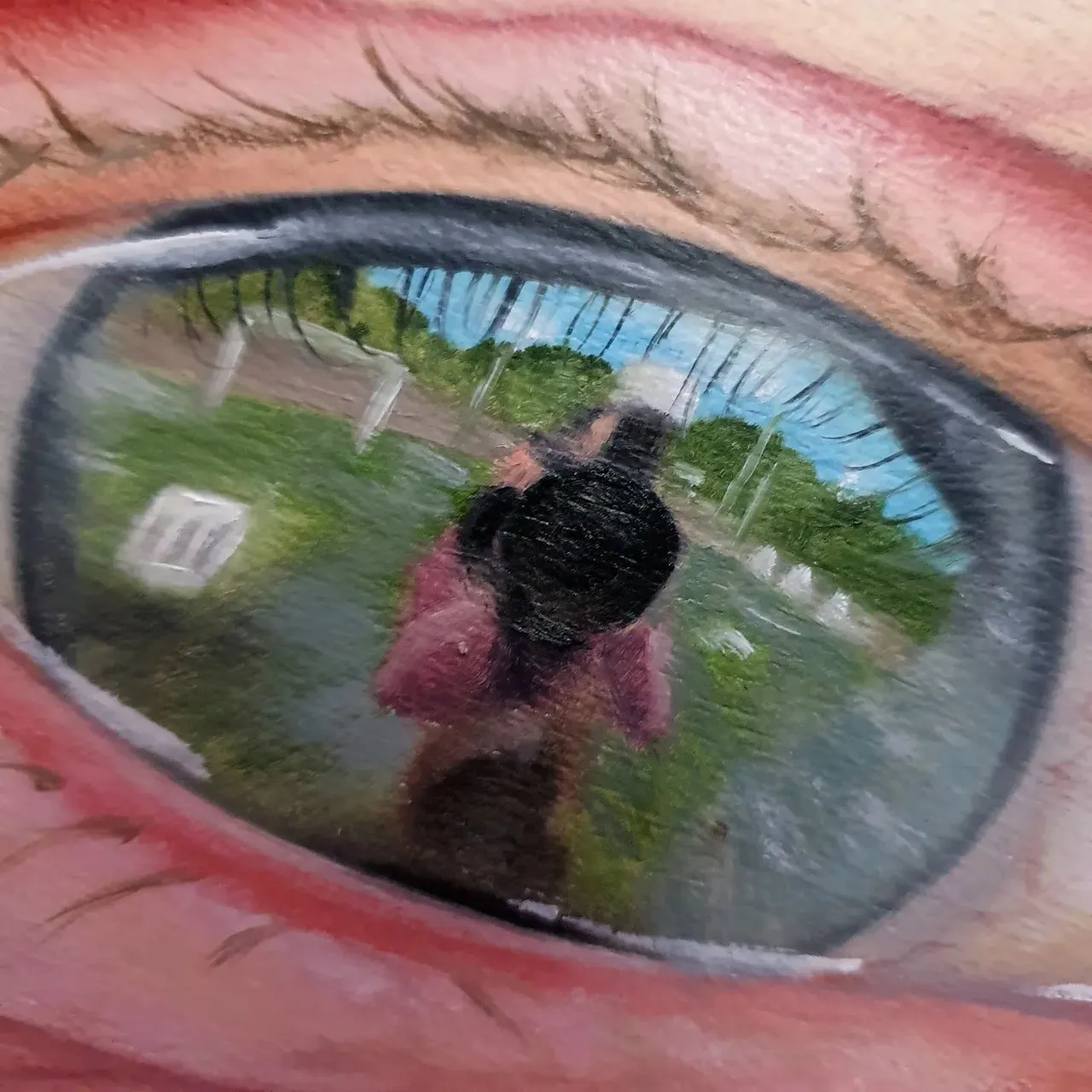 Eye: Harold van Kooten
We've opened our eyes
Oil on wood
20x20cm
Story of Harold
After more than 2 years of depression (from mild to very severe) and anxiety disorders, I came out of this intense period at the beginning of October 2021. In retrospect, this was a kind of "reset" (what's in the name.....😉), because from that moment on I started listening more to my intuition instead of my mind (although I didn't switch that off either).
This made me doubt the corona event and I decide not to take the booster. Unfortunately, the first 2 shots were already taken, because I went along with the "flow" due to my depression.
From the end of January 2022, I started investigating what is actually going on and that has provided me with a lot of knowledge so far. This knowledge is not always fun, sometimes bizarre, sometimes amazing. But all I can say is that in these 3 months I have learned more from history than in my entire school career. Everything, absolutely everything, has been turned upside down, but it still gives me much more peace of mind than when I was not awake. It may sound contradictory, but it feels that way.
I will continue with my journey of discovery and I will also search for other work because I have been living at home for 3 years and will organize my working life very differently from the past 25 years.
Debbie, thank you for the opportunity to share my story and good luck with this beautiful and loving project!
I am still looking for more eyes to paint, so are you interested in participating 👇🏼
https://www.debbievervoort.com/project-info