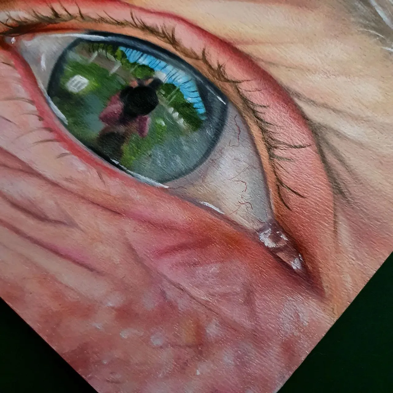 Eye: Harold van Kooten
We've opened our eyes
Oil on wood
20x20cm
Story of Harold
After more than 2 years of depression (from mild to very severe) and anxiety disorders, I came out of this intense period at the beginning of October 2021. In retrospect, this was a kind of "reset" (what's in the name.....😉), because from that moment on I started listening more to my intuition instead of my mind (although I didn't switch that off either).
This made me doubt the corona event and I decide not to take the booster. Unfortunately, the first 2 shots were already taken, because I went along with the "flow" due to my depression.
From the end of January 2022, I started investigating what is actually going on and that has provided me with a lot of knowledge so far. This knowledge is not always fun, sometimes bizarre, sometimes amazing. But all I can say is that in these 3 months I have learned more from history than in my entire school career. Everything, absolutely everything, has been turned upside down, but it still gives me much more peace of mind than when I was not awake. It may sound contradictory, but it feels that way.
I will continue with my journey of discovery and I will also search for other work because I have been living at home for 3 years and will organize my working life very differently from the past 25 years.
Debbie, thank you for the opportunity to share my story and good luck with this beautiful and loving project!
I am still looking for more eyes to paint, so are you interested in participating 👇🏼
https://www.debbievervoort.com/project-info