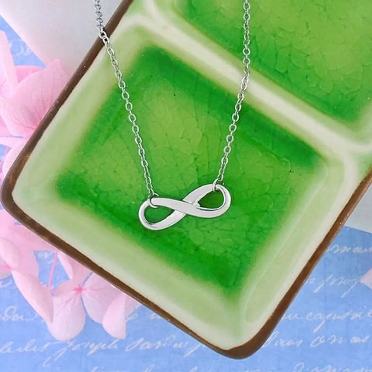 #dainty #fashion #necklace #infinity #love for #onlineshopping by @lavishy
