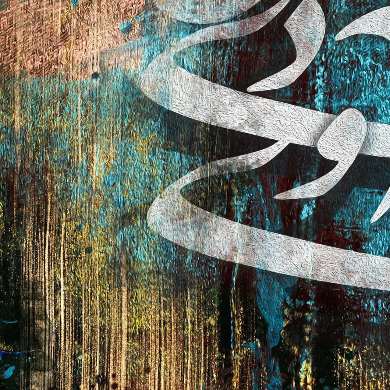 English translation of the quote of #HAFEZ:
Come back ; and of my straitened heart ,the soul's sincere friend be :
Of this consumed one with love the reposer of hidden mysteries be .

بازآی و دل تنگ مرا مونس جان باش
وین سوخته را محرم اسرار نهان باش
#حافظ 
█ Designed by one of the best Persian digital and hands-on designers.

✅Visit our website to view sizes and prices. Link in Bio @oriavi.shop

#oriavi #wallart #homedecor #iraniangifts #artwork #modernart #calligraphy #persianart