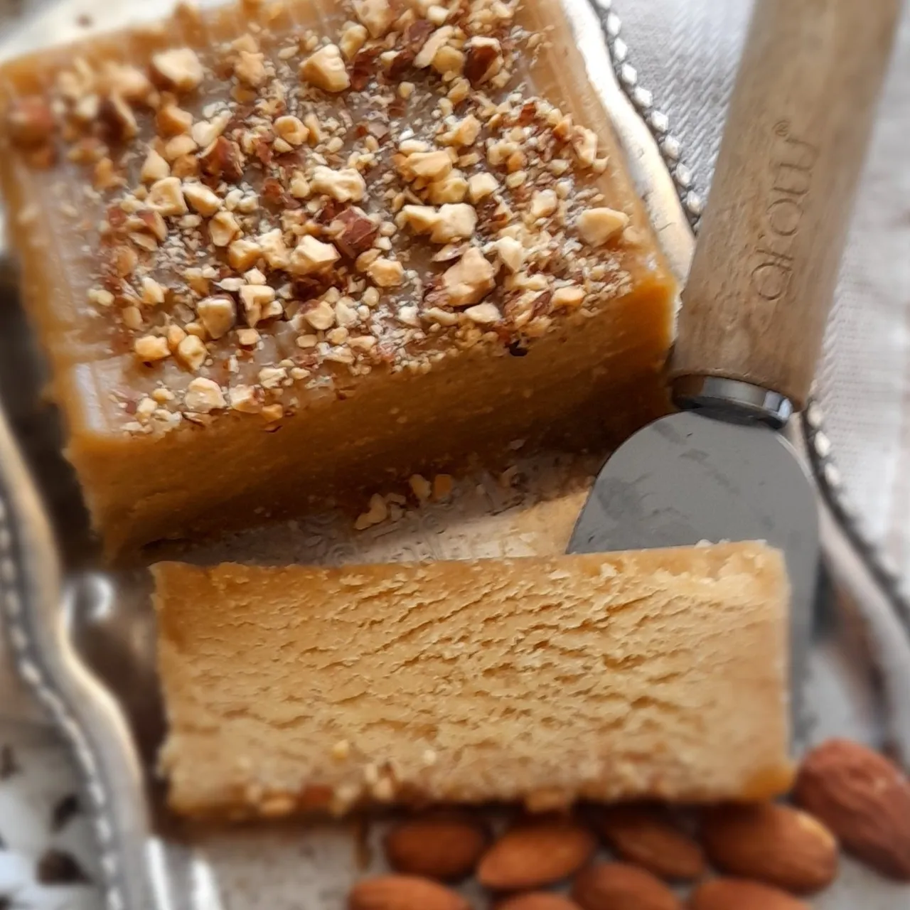 Almond Halva Dessert |Homemade Turkish Traditional Gluten Free Organic Turkish Dessert, Halva with Almond Paste

#etsy #etsyshop #etsyseller #etsysellersofinstagram #turkishfood #halva #almonddessert #halwa #snakcs #homemade