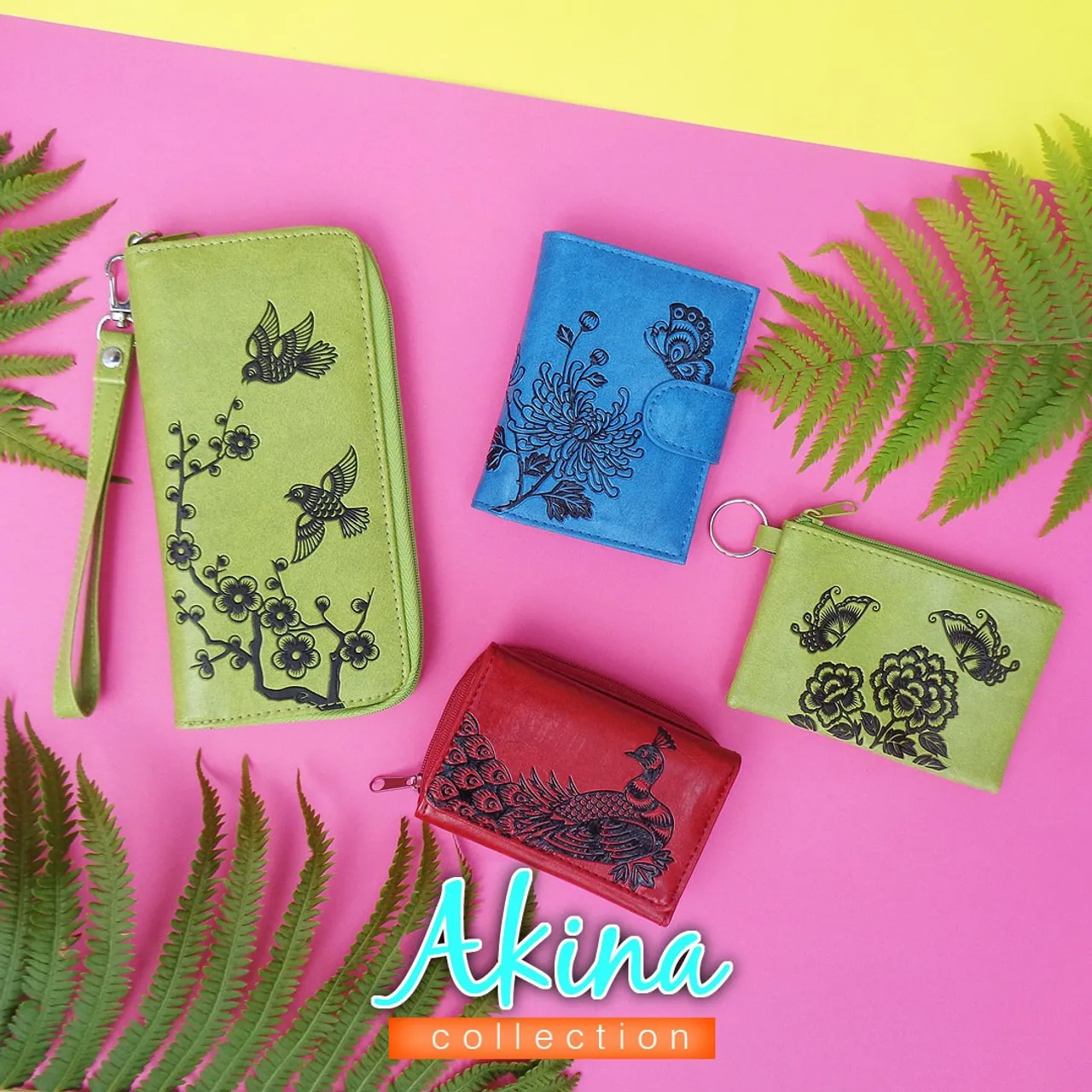 Perfect for #summer, these unique & charming #vegan #wallet and coin purse from Akina collection by @lavishy features #lovely #flower, #bird, #lucky #goldfish and #Paris #Eiffel Tower. #Onlineshopping at https://lavishy.ca/pages/akina-collection #FREE #GIFT with every order!