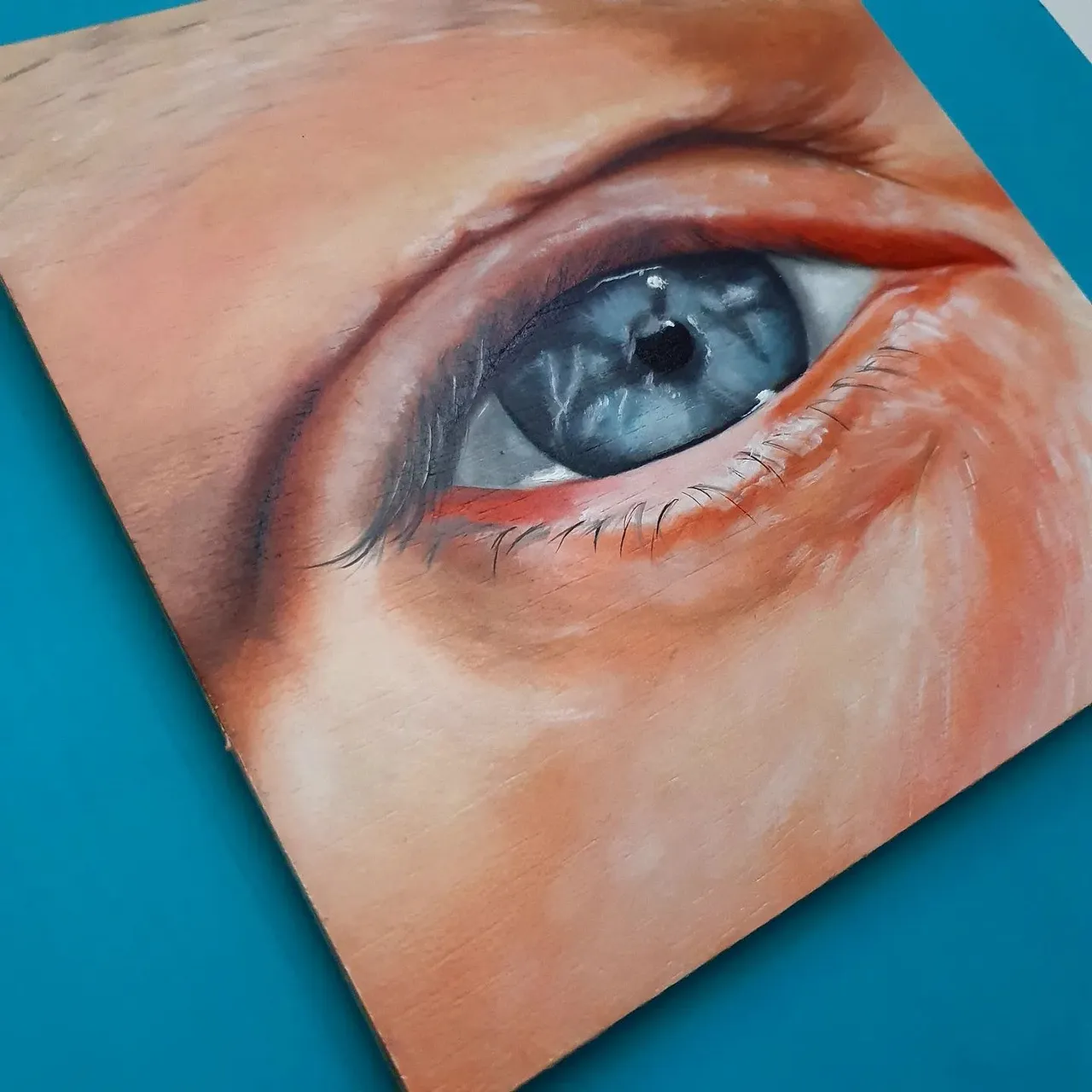 Eye: Judith Frikkee
We've opened our eyes
Oil on wood
20x20cm
Story of Judith:
2020
In 2020, I woke up to the fact that what we see in the news is not real, in fact, all the news, but only what some people want us to see and want us to know.
When covid19 broke out in the Netherlands, I was afraid. I knew from the start that I wasn’t going for the jab. I have had too much trouble with my health ,and I knew that pumping harmful chemicals into my body was not a good idea. Furthermore, the ‘vaccine’ hadn’t been properly tested so it was not something I trusted.
I started to look for hopeful stories on Facebook and I discovered that those stories were being filtered out ,and this news was being censored. I discovered that alternative media was telling a completely different story from the narrative we were hearing in the mainstream media.
I started to focus on myself with meditation and making new meaningful connections. Now I believe there is so much strength in ourselves, healing power, so much love and all we need to do is spread it. We have been kept very small for many many years but that is not who we are. We are powerful. We are beautiful. Together we can create a new world.
More information about this art project, buying your eye or interested in participating 👇🏼
https://www.debbievervoort.com/project-info