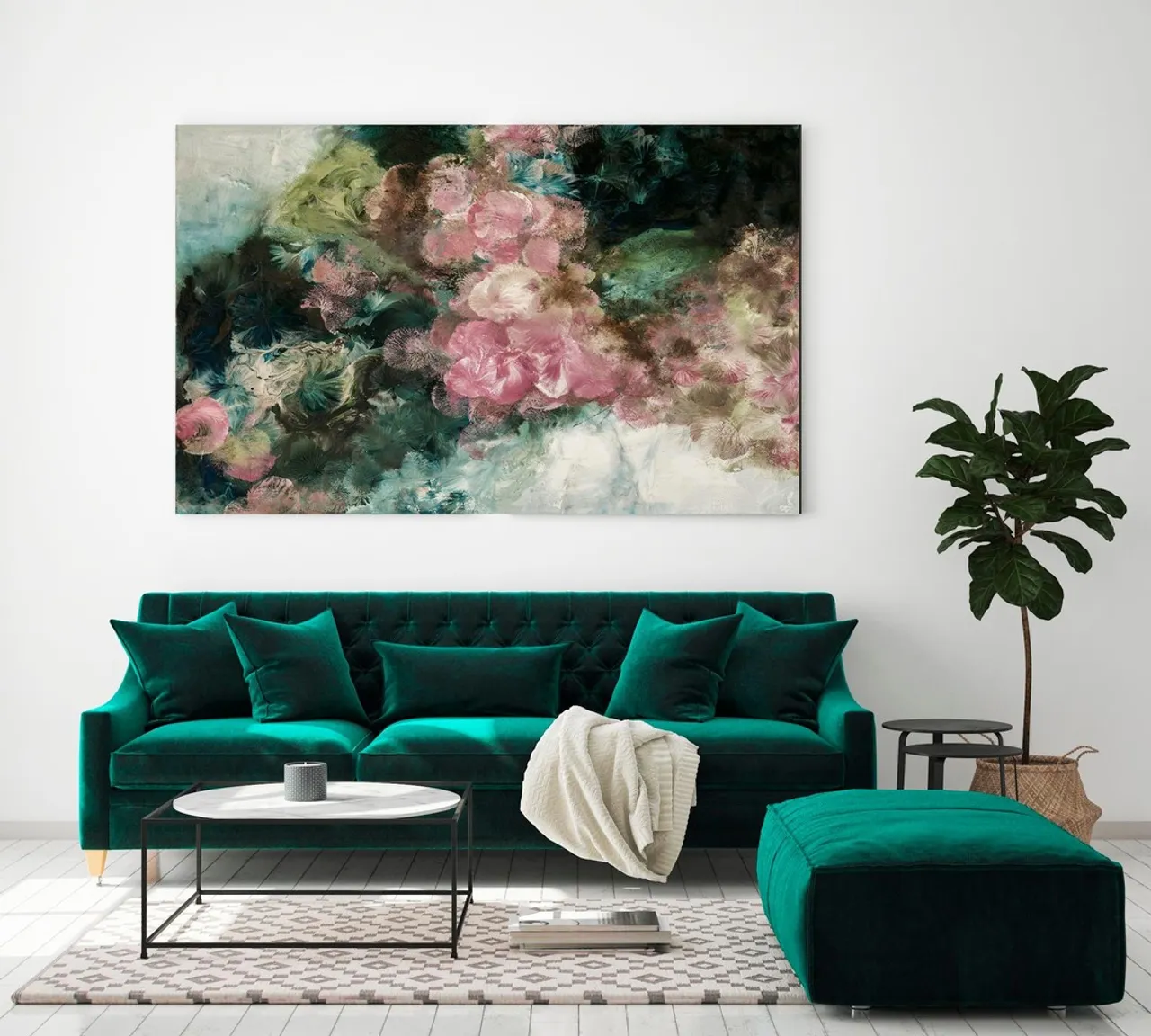 An elegant painting based on the abstraction of flowers. Give color to your dining room with this combination of dark emerald greens and pale pink.
🌺🌺🌺There is on available on 90x120 cm on my etsy shop: https://www.etsy.com/listing/875386005/original-art-original-paintingmodern-art?click_key=17f5beec0d7ad23fbfe690c855d5c80d2d5bb2cb%3A875386005&click_sum=af89120c&ref=shop_home_active_1&frs=1
#flowers #fashion #flower #love #art #flowerstagram #style #tattoo #wedding #beautiful #ootd #nature #vestidos #estampas #cores #luxo #renda #looktaygis #tayegisconfeccoes #paixao #design #spring #summer #botanical #moda #bride #floraldesign #lookdodia #instagood #pretty
