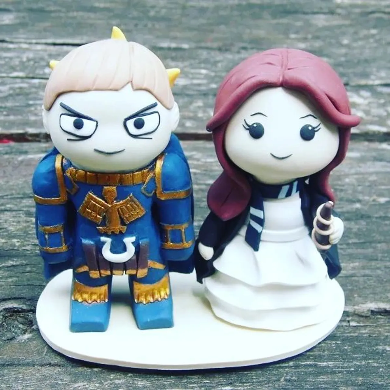 Warhammer 40k and Harry Potter are getting married π to see more unique and completely handmade wedding cake toppers please visit my shop in bio π
#weddingcaketopper #warhammer40k #harrypotterravenclaw #handmadeharrypotter #warhammerfigures #personalized #personalizedgifts #weddingkeepsake #weddinggift #personalizedweddinggift #polymerclaycreations #fimocreations #giftforcouple #cakefigurines #collectiontoys #handmadecollection #figuresanya #harrypottergifts #warhammer40kfigures #moviecharacters #fantasymovie #moviecharacters #harrypotterworld