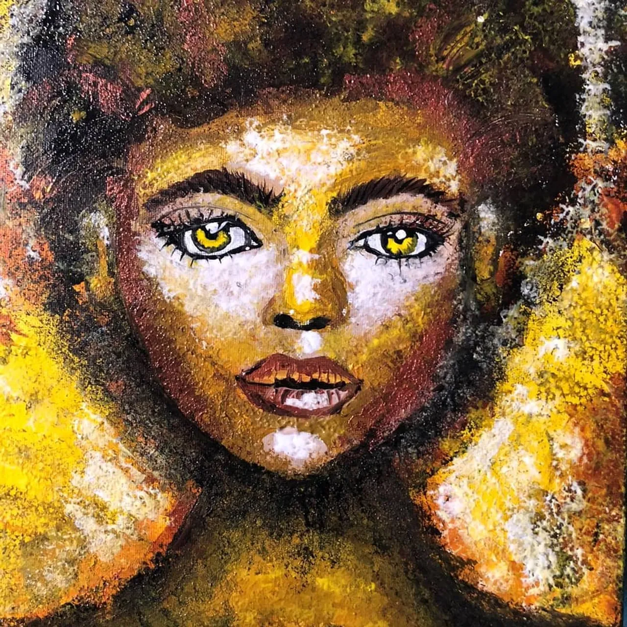 *SOLD* Productive Saturday 👩🏼‍🎨🎨
Acrylic 28.5 cm x 28.5 cm 

#acrylicportrait #acrylicpainting #contemporaryart #art #obraz #artforsale #obraznasprzedaż #sztukanowoczesna
