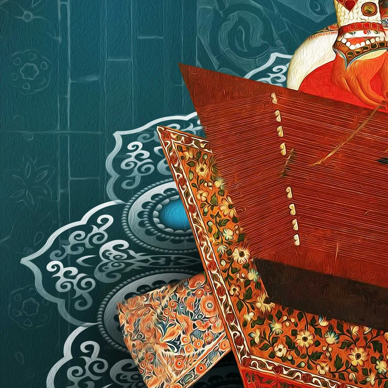 Y😍u will be sure to impress! 🔥Add a touch of style to your home with this beautiful persian canvas wall art with a Shekasteh-Nastaliq calligraphy of Saadi's poem. 💯It makes a great addition to any room.
⭐⭐⭐⭐⭐
هزار جهد بکردم که سر عشق بپوشم
نبود بر سر آتش میسرم که نجوشم
سعدی
Calligrapher: @panahi994 
#persian #persianart #persianartwork #persiancalligraphy #persiantradition