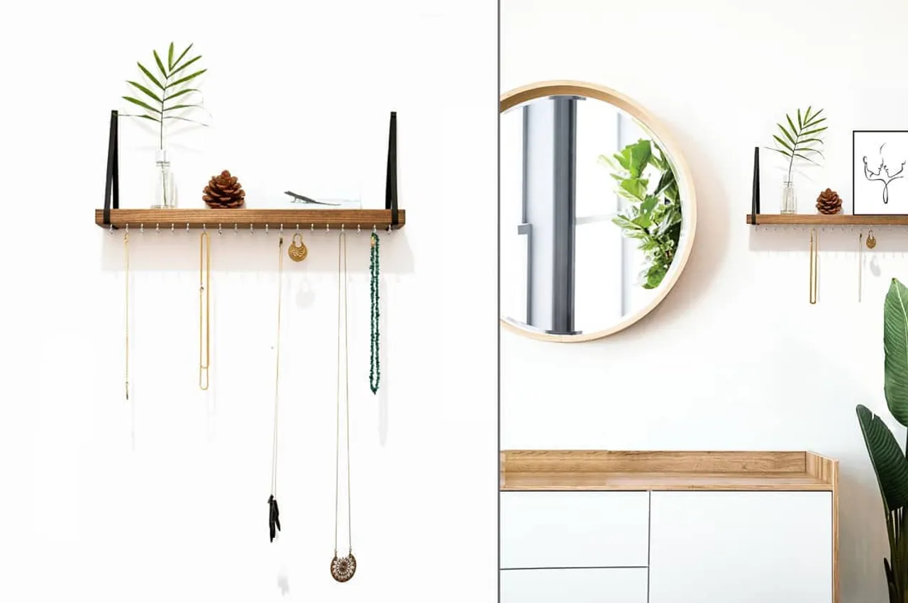 If you are frustrated by the way you are STORING YOUR JEWELRY, you are not alone!

With this special product you can display all your jewelry everywhere in the house as a piece of art, in a way you can reach them easily and comfortably.

Link in bio>
.
.
.
.
#ethnicadesigns #woodhanging 
#woodworking #woodencrafting 
#jewelrydesk #jewelryorganizers #womanbeautytips #interiordesignideas #handmadecrafts #handmadegifts #plants #beauty #jewelry #woodshelf #Giftideas #homedecor #interiordesign #etsymaker