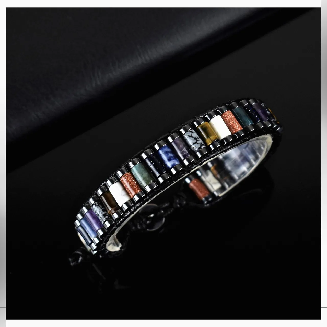 GALAXY NATURAL GEMSTONE BRACELET
Handmade Natural Gemstone Jewelry

All our design prepares according to your given size with love.

Please visit our #esty shop for order;
https://www.etsy.com/shop/SevenArtJewelry

#etsy#hematitestone#handmadejewelry#sevenartjewelry#etsysuccess#etsyshop#etsymarket#uniquedesign#qualityworkmanship#qualitystone#amethyst#sunstone#indianagate#obsidian#sodalite#tigerseye#howlite#hematite