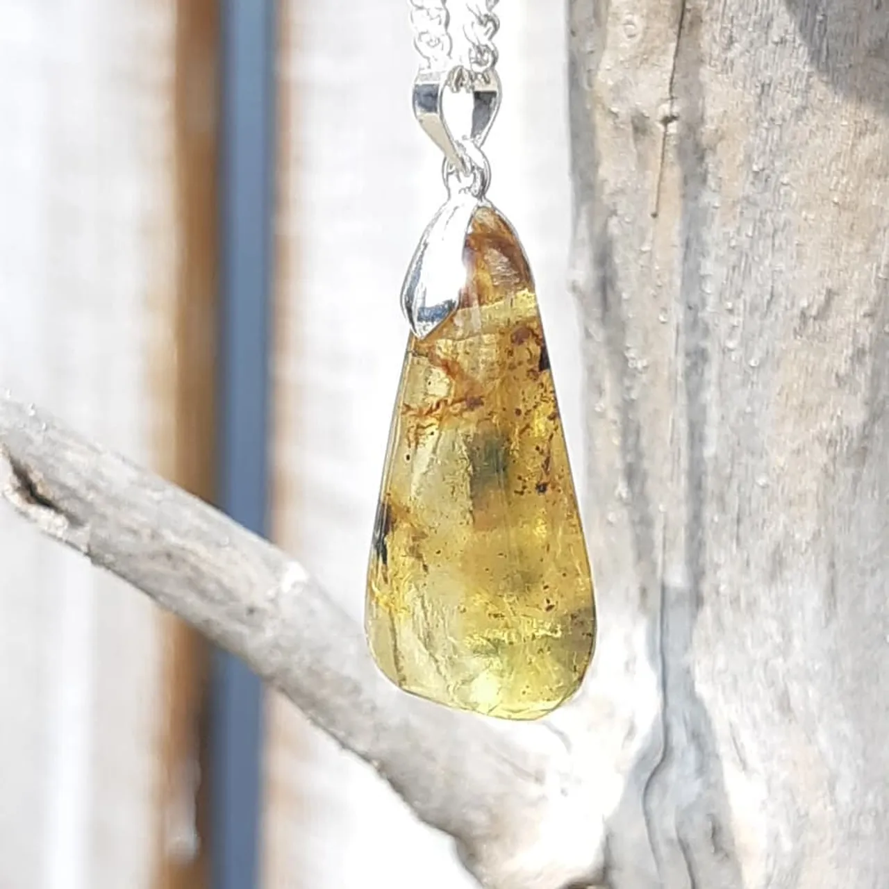 #Yellow#Amber#pendant#PataniJewels#necklace#