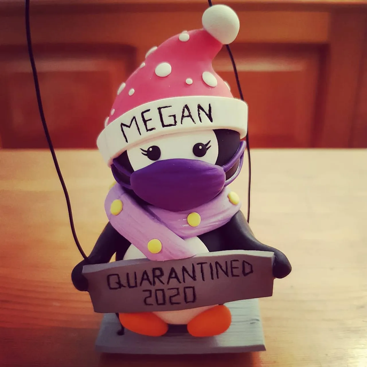 New in my shop π #covid_19 #quarantine #quarantineornament #christmas #newyear #christmastree #treedecorating #christmasgift #etsychristmas #etsysellers #penguinπ§ #penguinornament #animals #loveanimals #animalornaments #covid #quarantinelife #2020 #2020ornaments #art #polymerclayart #polymerclay #polymerclaycreations #christmasgiftsideas #christmasdecor #personalizedgifts #custommade