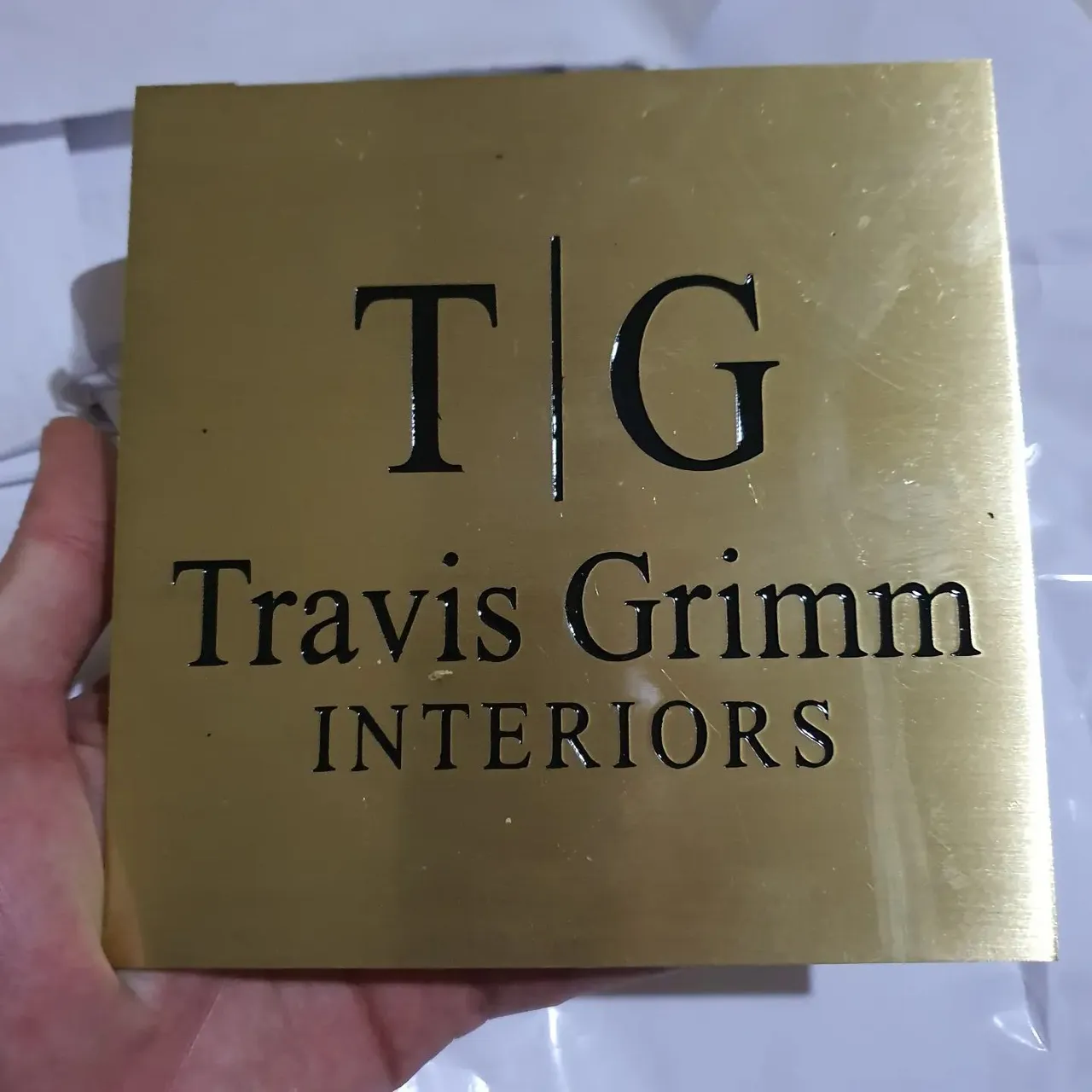 Brushed Brass Plaque in 2mm thickness. 

〽️♾️♏

#brassletters #brassnumbers #brasssign #brushedbrass #antiquebrass #agedbrass #antiqueagedbrass #agingbrassletters #brushedbrassletters #antiquebrassletters #agingbrassletters #castbrassletters #castbrassnumbers #castbrasssign #solidbrassletters #solidbrassnumbers #solidbrasssign #solidbrass