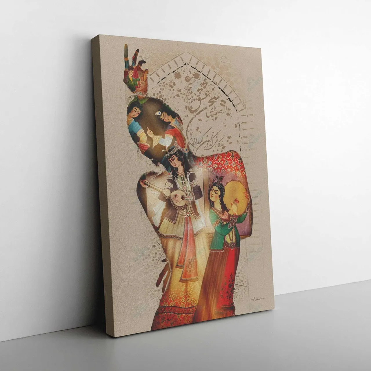 از صدای سخن عشق ندیدم خوشتر
Have you ever heard a better legacy in this whirling dome
یادگاری که در این گنبد دوار بماند
than the voice of Love, eloquently speaking

#حافظ

#Hafez 
Designed by @oriavi.shop
#oriavi #persianwallart #persianhomedecor #iraniangifts #persianartwork #modernart #persianart
Production Facility In United States, Canada And Europe.
Museum Quality Gallery Wrapped Canvas With Vivid Colors.