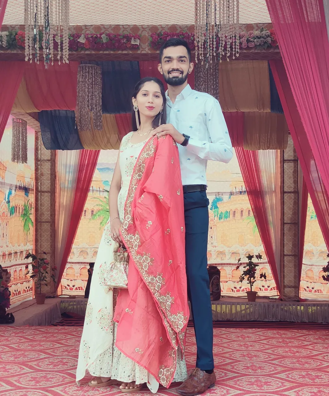 A positive outlook leads to a wonderful glow on the face.
#couplegoals #love #marriage #haldiceremony