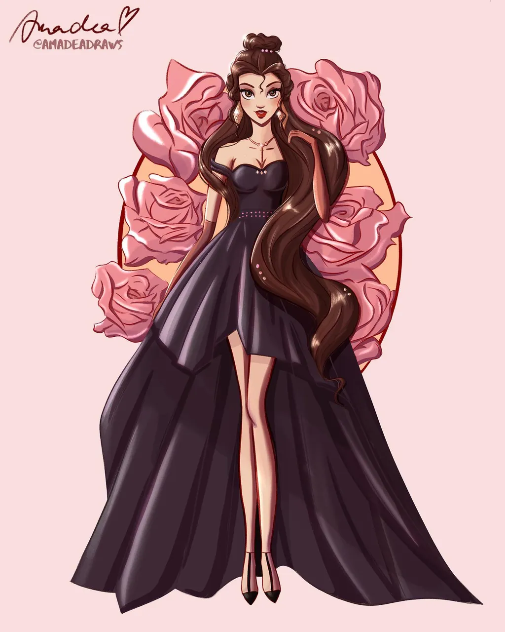 ✨Which dress color is your fav for her? Green, Purple or Black? 🤩
.
Glam Vogue inspired Belle Variation was so much fun to paint for @pinsbywafa 🥰
It took a while till I decided on this pastel green color and isn’t she gorgeous!
.
I have always loved pastel pinks and greens together, they are just so beautiful and mesmerizing. I used to have a pastel green swimsuit and it was my fav to wear at our Lake House in Hungary. I kinda want it back now so I can wear it in Hawaii!🤣
.
Original pin design is on slide 4! Which one is your favorite?
.
.
.
.
.
.
.
.
.
.
.
.
.
.
#belle #draweveryday #drawingchallenge #disneybelle #artcommunity #artistsupport #drawinyourstyle #disneyart #artistsupportingartists #disneychristmas #dtiyschallenge #disneyprincesses #artistsupport #artistsupportingartist #digitalart #digitalartworks #loungefly #disneyworld #disneyland #artistsoninstagram #disneyfan #drawingcontest #instaart #instaartist #artcommissions #artistsupportartists #artistcommunity #princessart @disneywordmylove @disney.arts @disneyfans_1 @thedisneyprincesses @your_art_supporter #loungefly #loungeflydisney #beautyandstyle