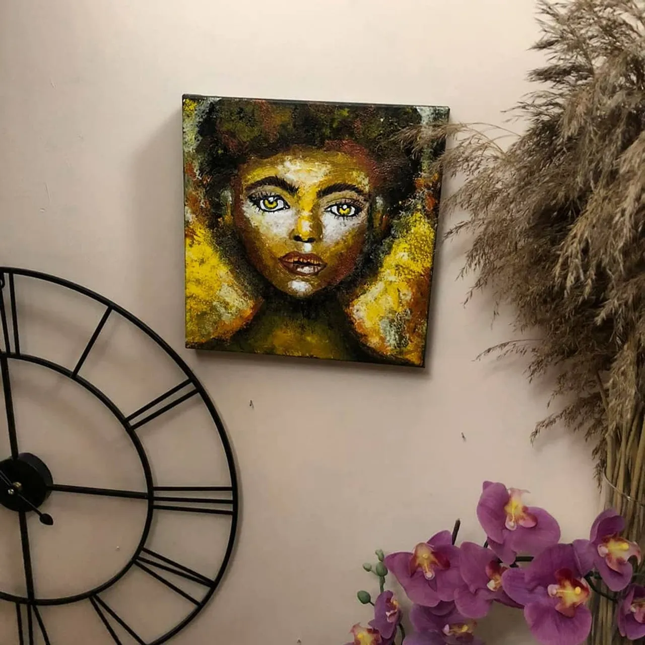 *SOLD* Productive Saturday 👩🏼‍🎨🎨
Acrylic 28.5 cm x 28.5 cm 

#acrylicportrait #acrylicpainting #contemporaryart #art #obraz #artforsale #obraznasprzedaż #sztukanowoczesna