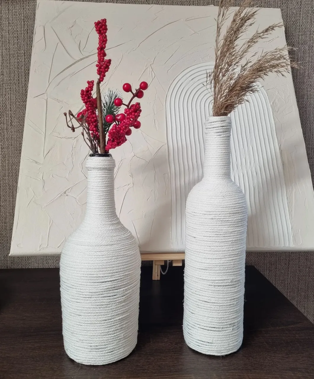 Butelki dekoracyjne handmade

#handmade #homedecor #butelkidekoracyjne #dekoracje #recznierobione #butelka #makrama