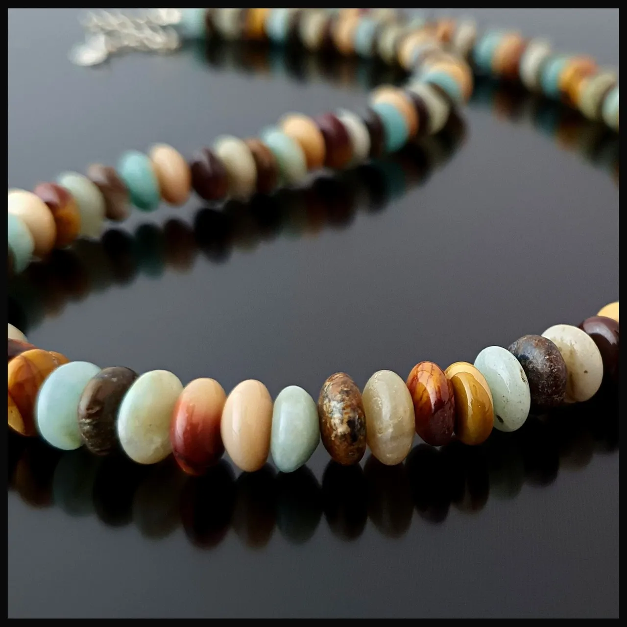 NATURAL AQUAMARINE & MONICA & JASPER & AMAZONITE SILVER NECKLACE
Handmade Natural Gemstone Jewelry

All our design prepares according to your given size with love.

Please visit our #esty shop for order;
https://www.etsy.com/shop/SevenArtJewelry

#etsy#hematitestone#handmadejewelry#sevenartjewelry#etsysuccess#etsyshop#etsymarket#uniquedesign#qualityworkmanship#qualitystone#jasper#aquamarine#amazonite#jewelry#gemstonenecklace#solidsilvernecklace#solidsilver#925sterlingsilver
