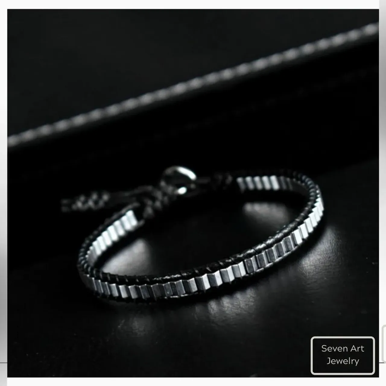 Hematite Slim Bracelet
Silver color

#etsy #etsyshop #etsyseller #theetsies