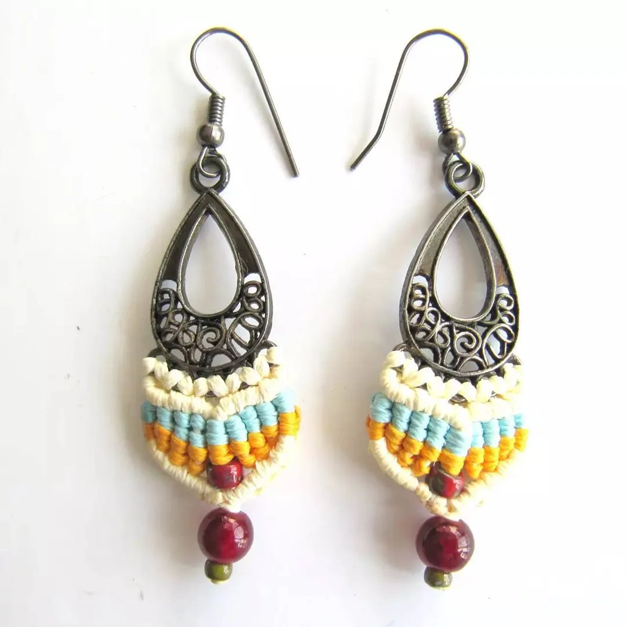 #hippieworld #earringsboho#bohemianjewelry #ohrri ge#macrame