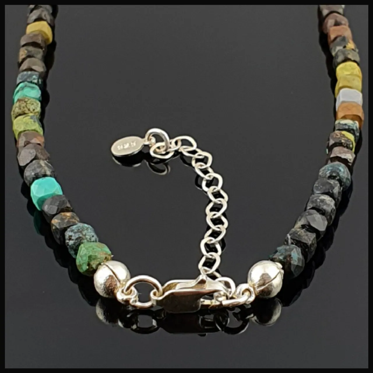 NATURAL AFRICAN TURQUOISE BEADED SILVER NECKLACE
Handmade Natural Gemstone Jewelry

All our design prepares according to your given size with love.

Please visit our esty shop for order;
https://www.etsy.com/shop/SevenArtJewelry

#etsy#handmadejewelry#sevenartjewelry#etsysuccess#etsyshop#etsymarket#uniquedesign#qualityworkmanship#qualitystone#africanturquoise#turquoise#silver#silvernecklace#turquoisejewelry@sevenartjewelry