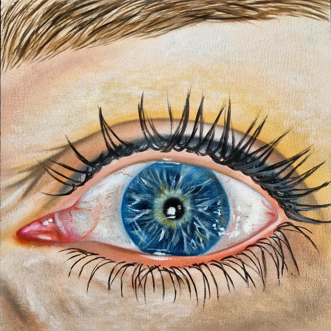 Eye: Yvon Booter
We've opened our eyes
Oil on wood
20x20cm
Story of Yvon:
"March 10, 2020
I had a breast mammogram for the first time. It was 1 day before my 50th birthday on March 11th.
The following Monday I received a call from my doctor that it was not right and that further investigation was necessary.
I immediately flew into my reptilian brain and adrenaline rose to unprecedented heights, the lockdown the next day came as a blessing to me.
I was so scared because breast cancer is a real chance to die and the state I was in then made me see the so-called corona hoax as a great danger.
I sat in that state of utter fear for 6 weeks before I received the redeeming answer that no cancer cells had been found after further investigation.
The adrenaline dropped and I came back to earth with both feet and my sanity started to increase by the minute.
I put everything together and immediately thought, stop, what they say is not true. Thus began my search for the truth and my sharing of my findings, but that was not enough for me!
I only thought about my children and future grandchildren, they should not grow up like this.
I joined the independent press in the Netherlands in November 2020 and became a moderator of Facebook and Telegram, which I am still working on.
Every day I scour the internet for the latest articles and try to put all the pieces of the puzzle in place.
I hope that I have created a little awareness in this way because we must all do it together in peace and in harmony with nature and on the way to a better world in which we are all equal."
ā¤ļøšš»
I am still looking for more eyes to paint, so are you interested in participating šš¼
https://www.debbievervoort.com/project-info