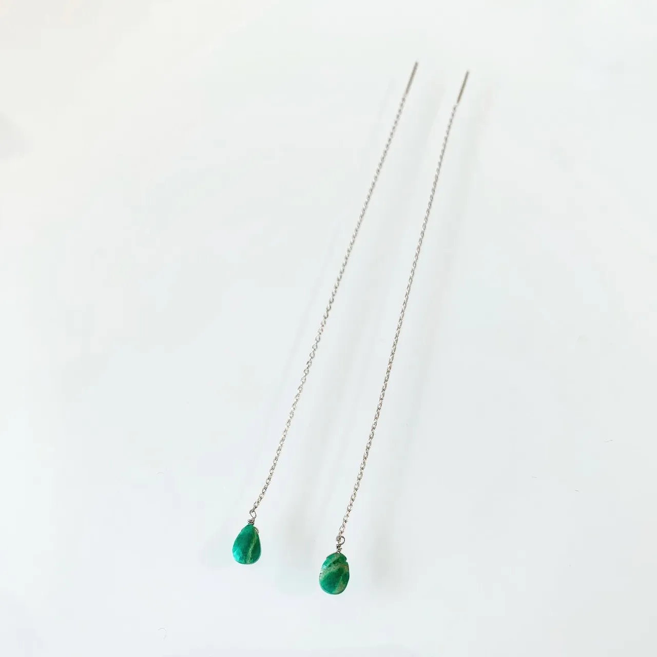 Amazonite rain 
Earrings 
I 
o
h
c
o
Ë
s
n
i
m
#spring #printemps #green #vert #jewelry #bijoux