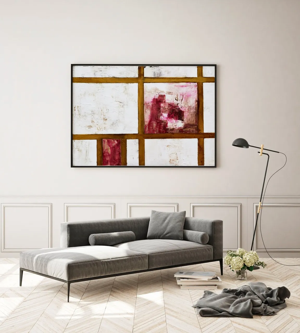Elegant, minimalist and warm.
Linear abstraction combined with organic spots.

#abstractpaintingsoncanvas #abstractpainting🎨  #abstractpaintingvideo
#abstractpaintingsofinstagram #abstractpaintingsforsale #cuadrosartísticos #cuadros abstractos #cuadrosminimalistas #cuadrosamano #cuadrosenserie #cuadrosoriginales #cuadrosdecorativosmodernos #personalizedartprints #personalizedartworks #abstractpaitingart#artforyourhome #artforsale
#artworkshop #artforinteriors  #artforhome  #acrylicartwork  #collageartwork  #paintingsforsale #abstractpainting #interiordesigner #interiordesignerslife #cuadros #paintings #paintingsforsale #oilpaintings #acrylicpaintings