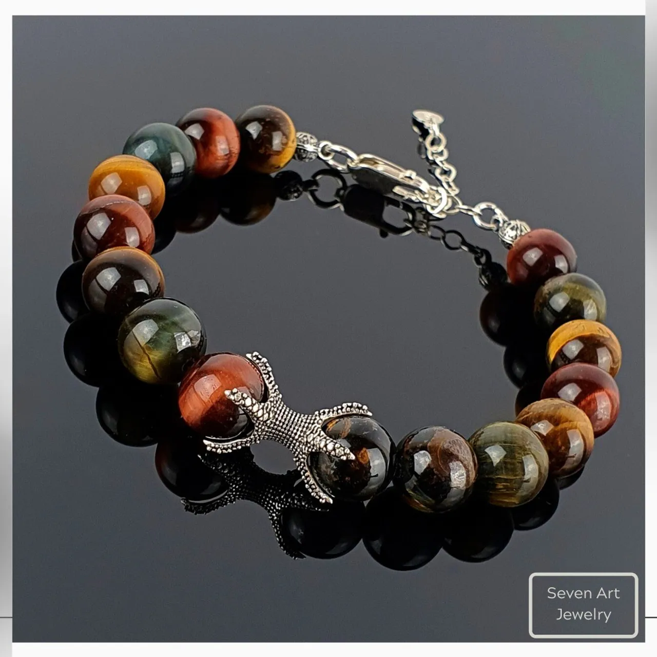 NATURAL TIGER'S EYE & SILVER BRACELET
Handmade Natural Gemstone Jewelry
All our design prepares according to your given size with love.
Please visit our #esty shop for order;
https://www.etsy.com/shop/SevenArtJewelry
#etsy#hematitestone#handmadejewelry#sevenartjewelry#etsysuccess#etsyshop#etsymarket#uniquedesign#qualityworkmanship#qualitystone#tigerseye#tigereye#solidsilver#eagleclaw#tigereyebracelet