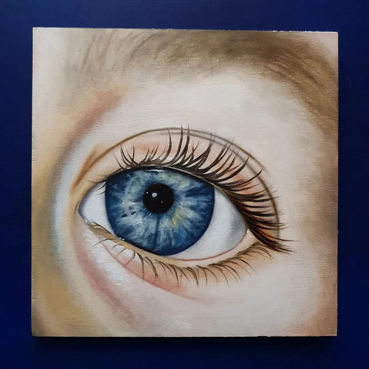 Eye: Jelina Elsmann
We've opened our eyes
Oil on wood
20x20cm
Story of her father:
2.5 years old, born in freedom and with a carefree look, but what my parents find strange, such as wearing a mask or dropping me off at the daycare gate, is already normal for me.
Will I ever experience the free carefree youth my parents had? What kind of future do we have?
If I ever have to write a book thesis, is George Orwell's 1984 fiction or non-fiction? I have so many questions, but please let's continue looking each other in the eyes, loving, and not being fooled by what we are being told.
In the background, of course, Debbie's painting #zipit, which to Jelina might mean 'don't talk with your mouth full' or not swear, for me stands for the government that wants to close the zipper on us. Still, I won't let that happen to me, freedom and freedom of speech and expression are our greatest assets, and if we don't get up and open our eyes, we'll just lose them!2.5 years old, born in freedom and with a carefree look, but what my parents find strange, such as wearing a mask or dropping me off at the daycare gate, is already normal for me.
Will I ever experience the free carefree youth my parents had? What kind of future do we have?
If I ever have to write a book thesis, is George Orwell's 1984 fiction or non-fiction? I have so many questions, but please let's continue looking each other in the eyes, loving, and not being fooled by what we are being told.
In the background, of course, Debbie's painting #zipit, which to Jelina might mean 'don't talk with your mouth full' or not swear, for me stands for the government that wants to close the zipper on us. Still, I won't let that happen to me, freedom and freedom of speech and expression are our greatest assets, and if we don't get up and open our eyes, we'll just lose them!
More information about this art project or interested in participating 👇🏼
https://www.debbievervoort.com/project-info