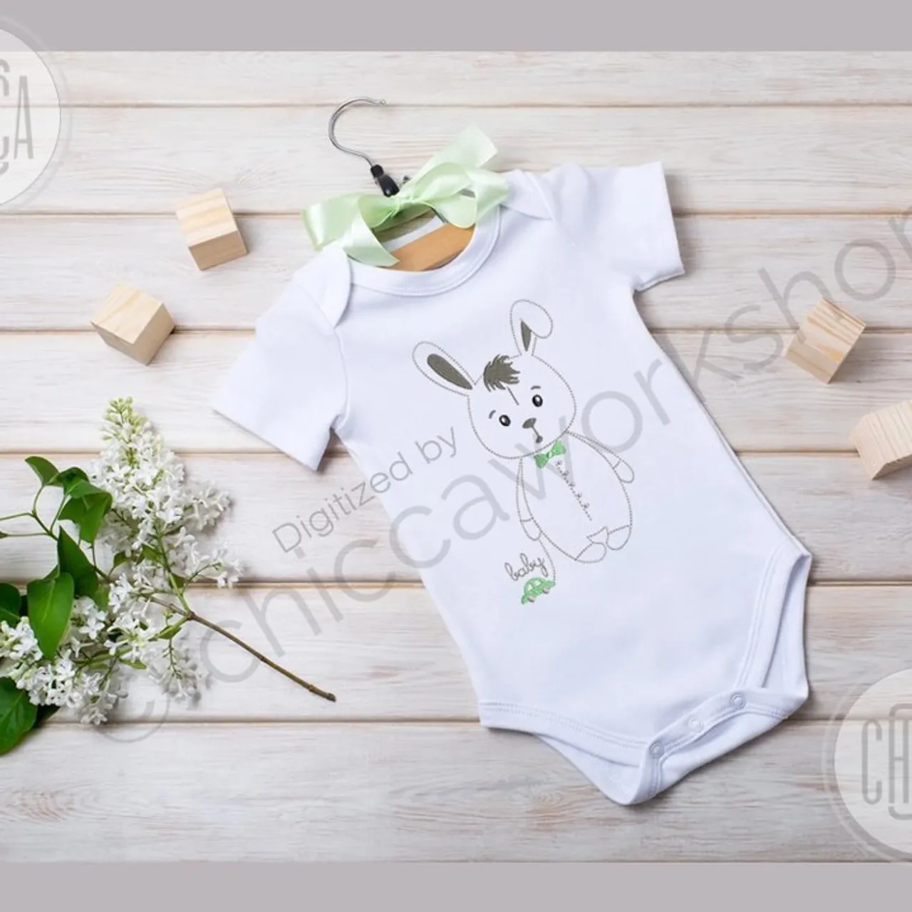 Baby Bunny Ricamo a macchina
#machineembroidery