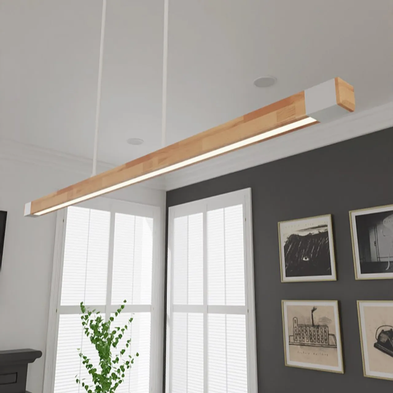 Eviniz veya ofisiniz için gerçek ahşaptan şık bir seçenek; Diversi Design LED Sarkıt Lamba #aydınlatma #lighting #avizemodelleri