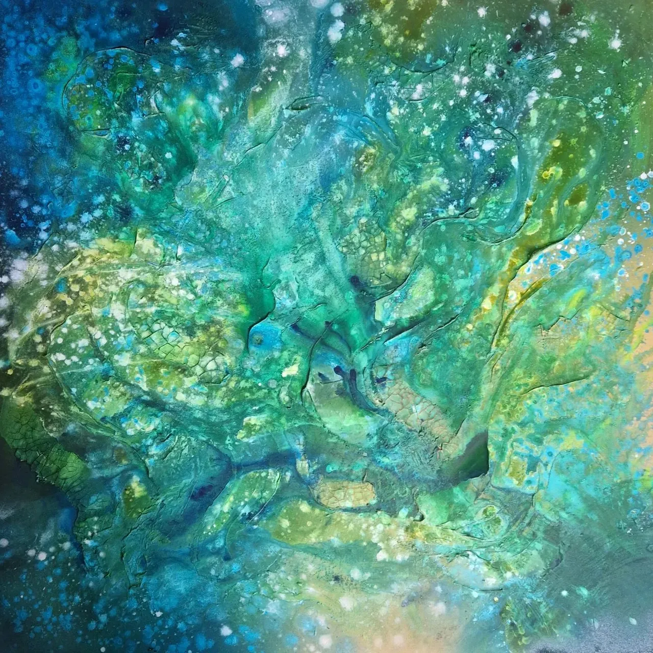 Obstacles are part of life.
You must flow like water.
Learn to let go in order to
flow with the situation.
Water flow
Natural flow series
High flow and glow in the dark acryl
on canvas.
100x100cm
Ready to hang
Has a layer of protecting varnish.