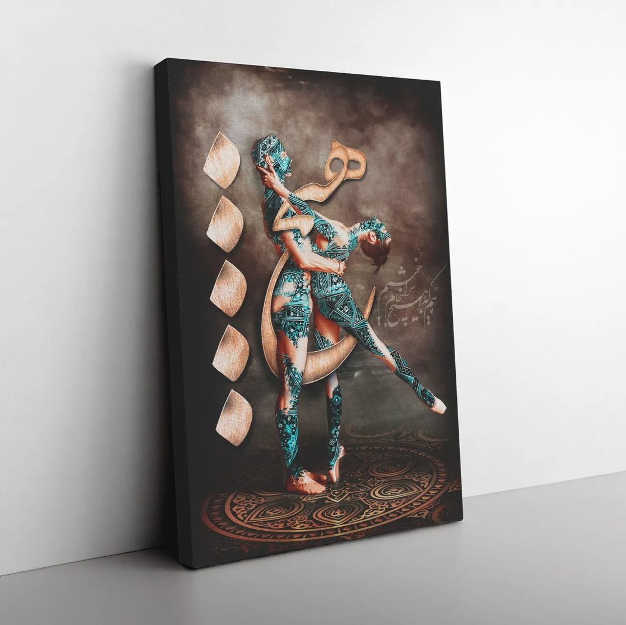 مائیم که از بادهٔ بی‌جام خوشیم
هر صبح منوریم و هر شام خوشیم

گویند سرانجام ندارید شما
مائیم که بی‌هیچ سرانجام خوشیم

مولانا » دیوان شمس » رباعیات 
✅ DELIVERY TIME: 8 - 12 Business Days
✅ Made in USA, Canada, UK, Europe or Australia.
✅ Items will ship from the nearest facility to your address.
#persiancalligraphy #persianart #persianartist #نستعلیق #شکسته_نستعلیق #خوشنویسی #persiangift 
#calligraphy : @panahi994