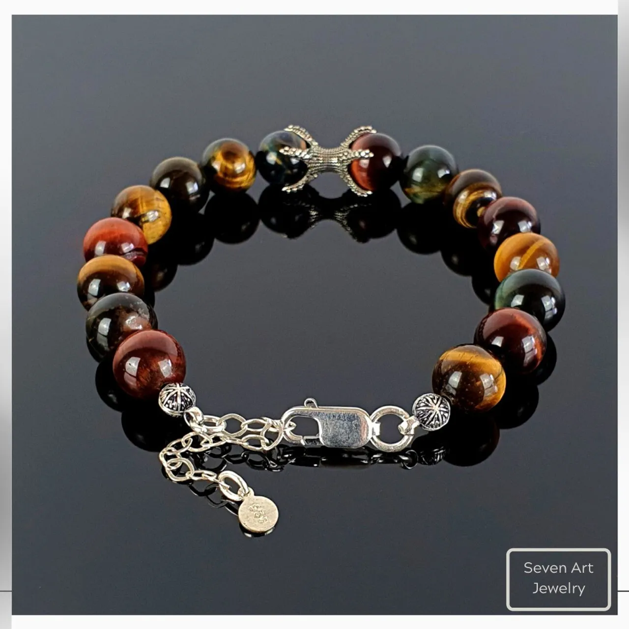 NATURAL TIGER'S EYE & SILVER BRACELET
Handmade Natural Gemstone Jewelry
All our design prepares according to your given size with love.
Please visit our #esty shop for order;
https://www.etsy.com/shop/SevenArtJewelry
#etsy#hematitestone#handmadejewelry#sevenartjewelry#etsysuccess#etsyshop#etsymarket#uniquedesign#qualityworkmanship#qualitystone#tigerseye#tigereye#solidsilver#eagleclaw#tigereyebracelet