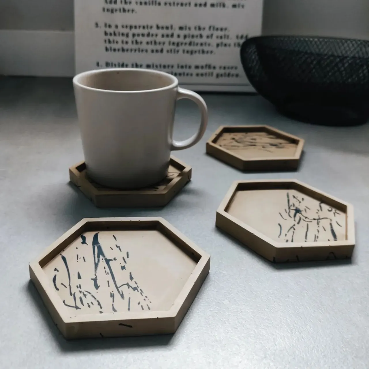 Greige (my sister's fav colour, by the way) 🤎🖤
If you like neutral colors and minimalist designs too, welcome to my Etsy store (link in bio)
.
.
.
#jesmonitedecor
#coasters
#splash
#greige
#minimalism
#homeaesthetics
#homedecor
#lisboa
#portugal
#etsyseller
#aesthetic
#neutrals
#etsyshop
#womensupportingwomen
#cozyhome
#smallbusiness
#instasale
#hexagon