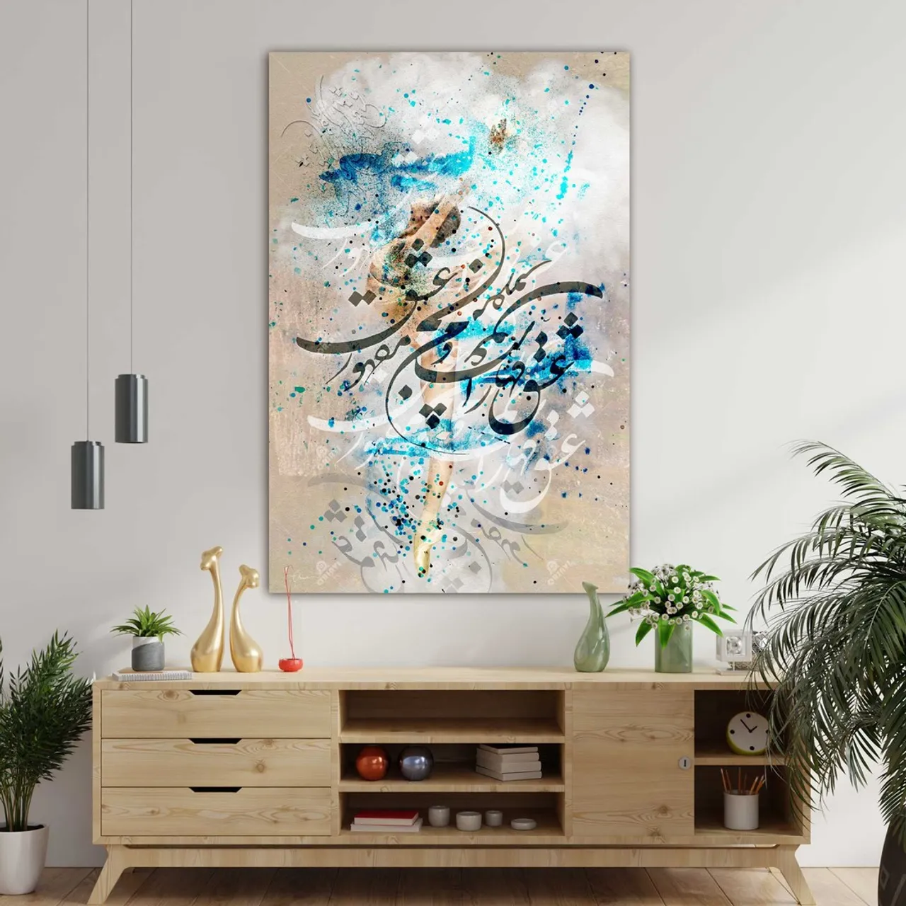 Love is mighty and I am subdued by love.
#rumi 
عشق قهارست و من مقهور عشق

مولانا

✅ DELIVERY TIME: 8 - 12 Business Days
✅ Made in USA, Canada, UK, Europe or Australia.
✅ Items will ship from the nearest facility to your address.
█ This art print displays sharp, vivid images with a high degree of color accuracy. Choosing this high-quality reproduction offers you the best of both worlds of quality and affordability.
#oriavi #persianwallart #persianhomedecor #iraniangifts #persianartwork #modernart #persianart #persianrug