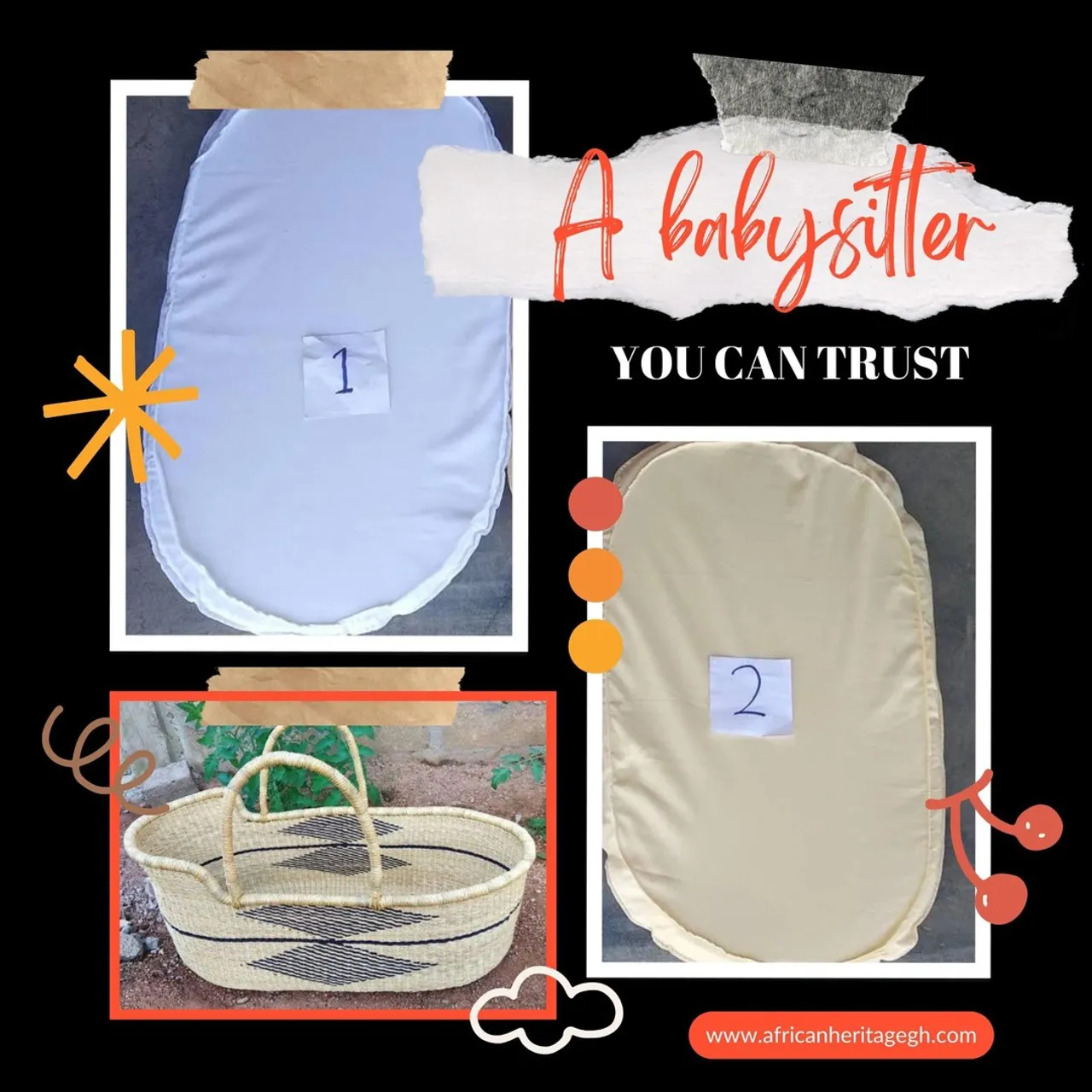 This baby bed allows you to carry your baby around safely and keep an eye on them when you are busy. Cozy and secure, providing your child with optimal comfort for naps. Much smaller than a crib, this basket takes up little space, thereby saving your room space.
----
Shop Now: https://bit.ly/3fXyvIs
.
.
.
.
#africanheritage #babybed #mosesbasket #babybassinet #litdebébé #babybett #babymosesbasket #mosesbasketbedding #babylounger #toddlerbed #allnatural #naturalproducts #handmadeproducts #highquality #bestcustomerservice #unique #safechoice #smartchoice #greatgifts #greatqualityproducts #competitiveprices