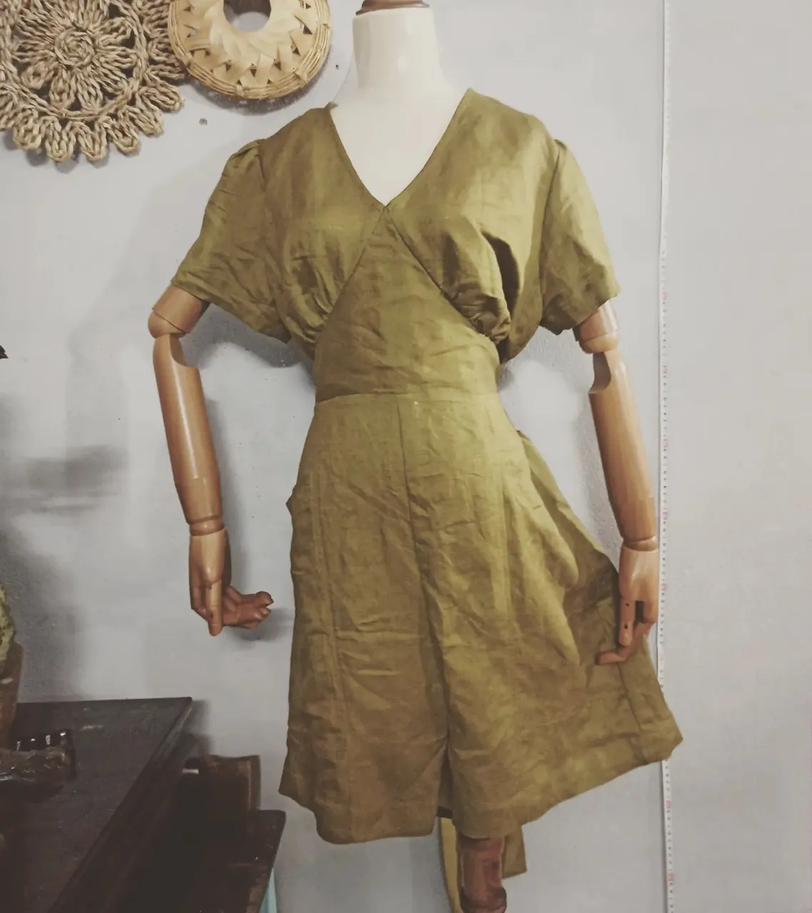 Urgent Linen jumpsuit 2XL for customers for her Birthday ☺️♥️
#plussizedresses 
#plussizefashion #customizeclothes 
#plussizejumpsuit 
#plussizebeauty