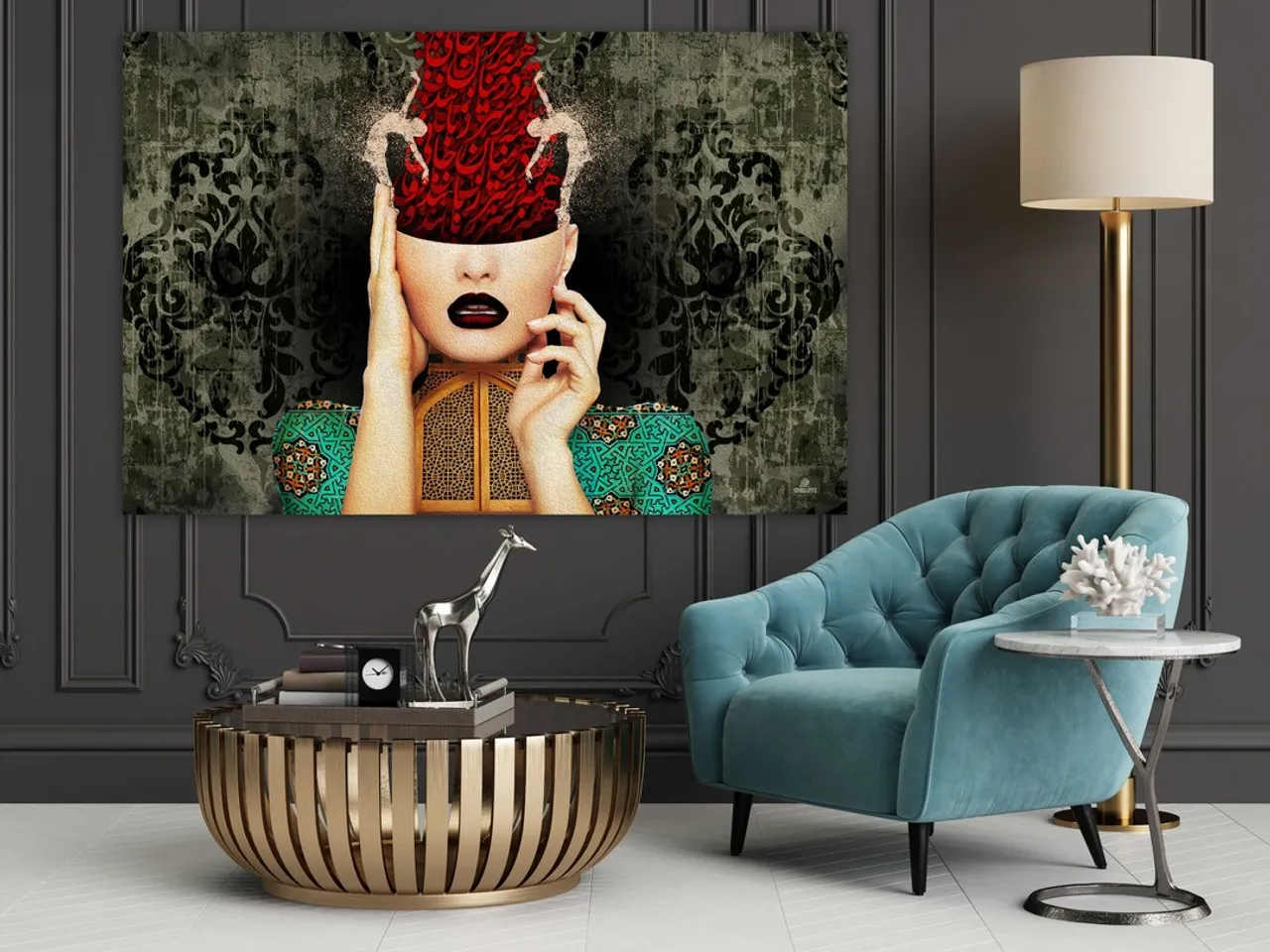 The translation in English is:
Others are the only Name, but you are among the Heart.
_Saadi
The poem in Persian (Farsi) says:
همه بر سر زبانند و تو در میان جانی

█ Designed by one of the best Persian digital and hands-on designers.

#aftereffects #visualart #photoshop #artist #digital #art #digitalart #mixmediaart #كانادا #ايرانيان_كانادا #ايرانيان_تورنتو #آمریکا #oriavi #calligraphy