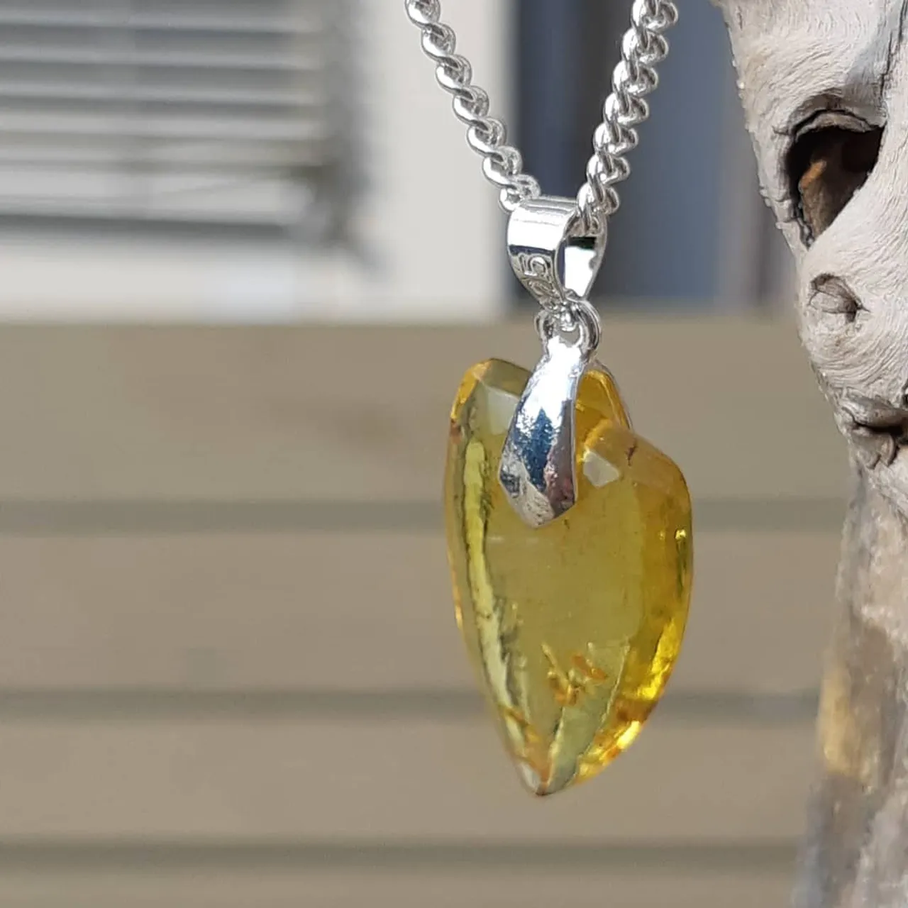 #Yellow#Amber#pendant#PataniJewels#necklace#